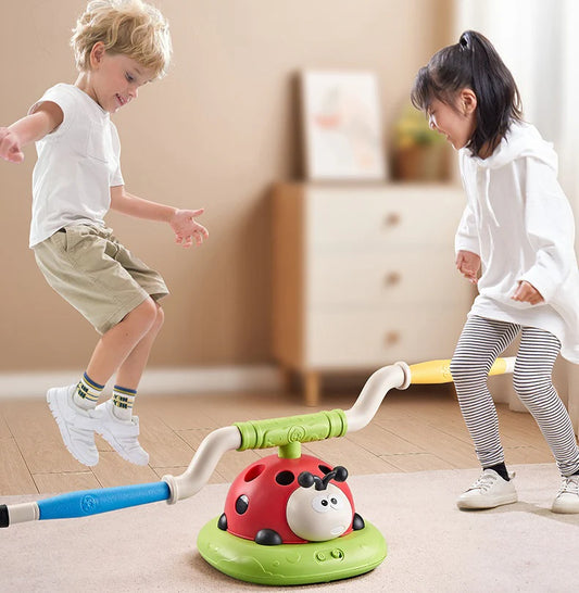 The Moka Baby™ 3-in-1 Jump & Ring Toss Game for Kids