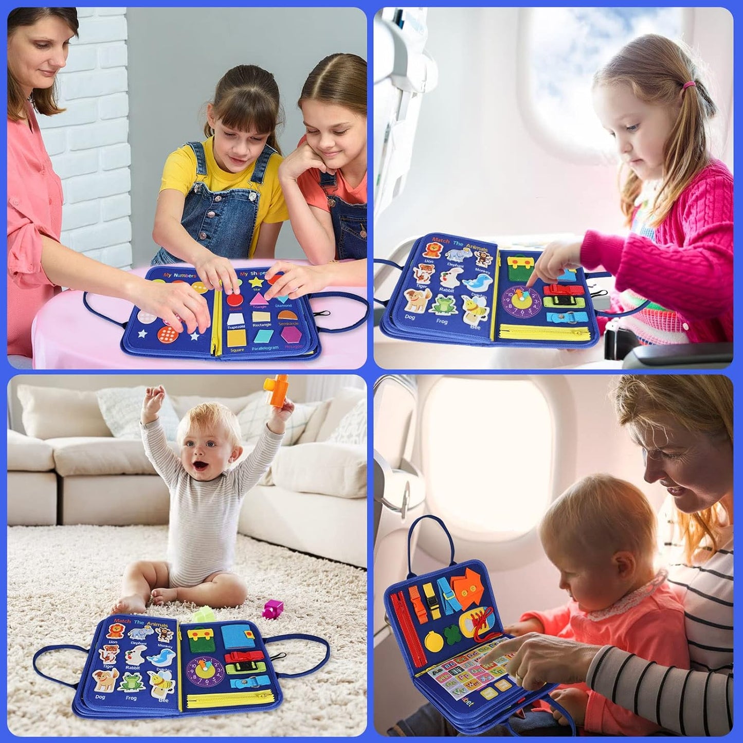 The Moka Baby™ Montessori Sensory Book
