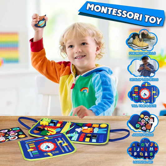 The Moka Baby™ Montessori Sensory Book