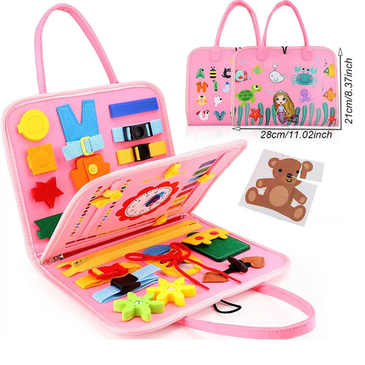 The Moka Baby™ Montessori Sensory Book