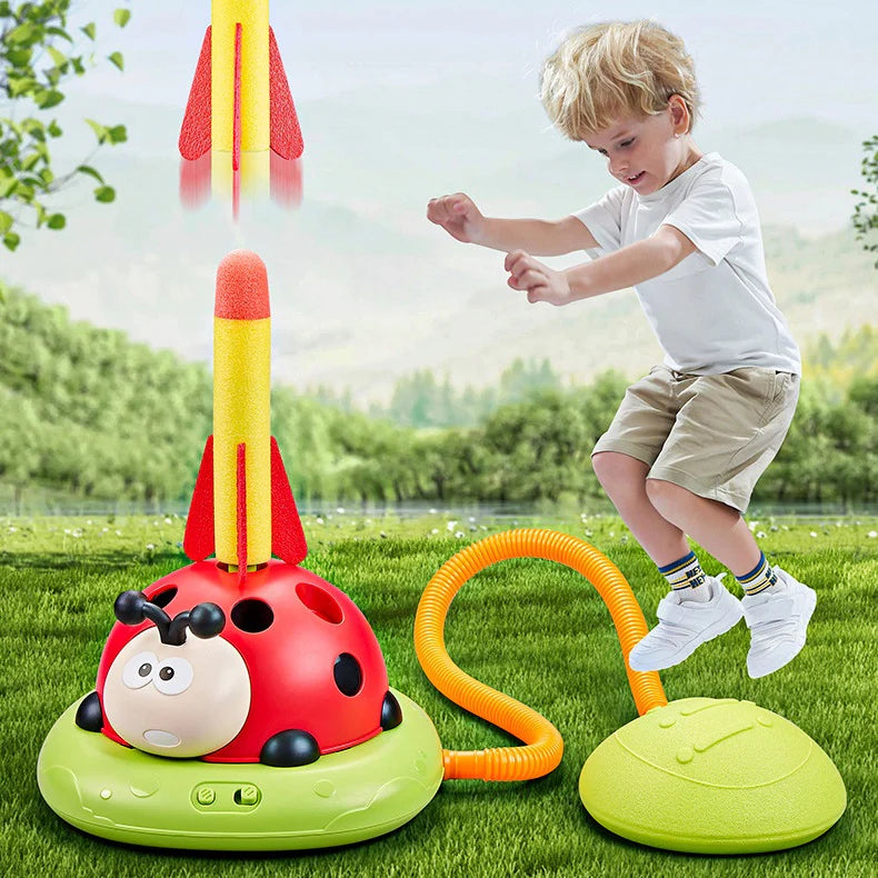 The Moka Baby™ 3-in-1 Jump & Ring Toss Game for Kids