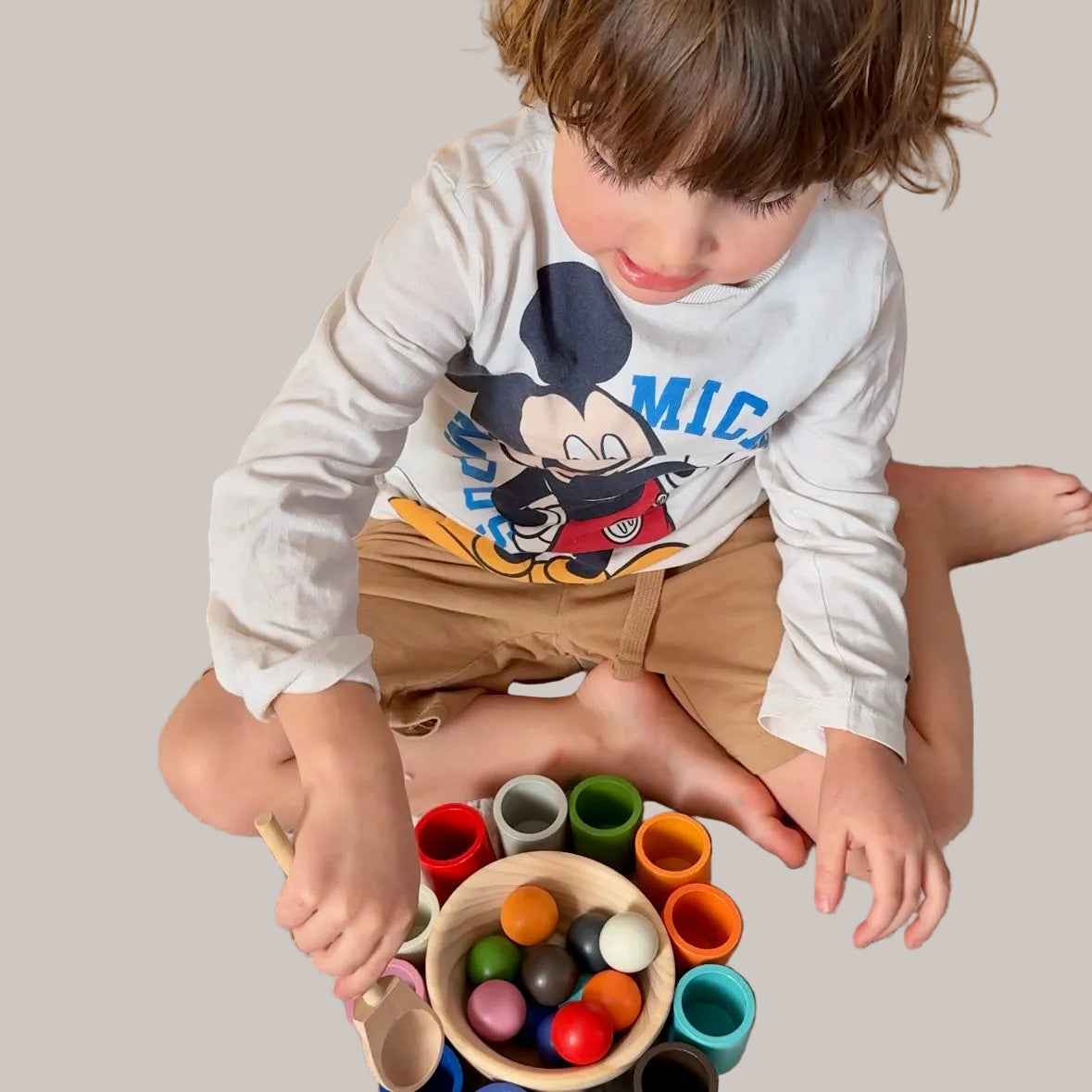 The Moka Baby™ Montessori Colour Sorting Cups for Toddlers