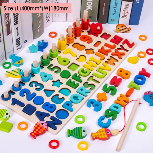 The Moka Baby™ Wooden Learning Board