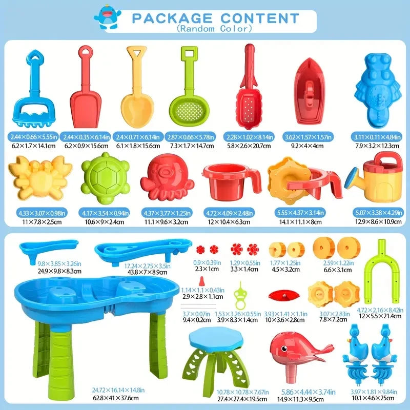 The Moka Baby™ Sand & Water Play Table for Kids