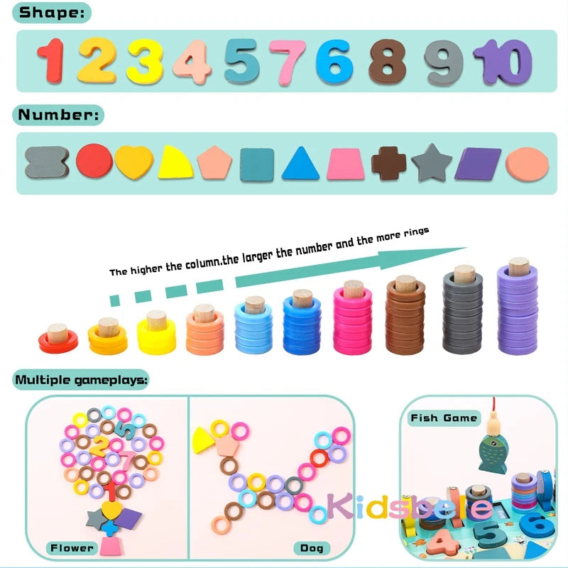 The Moka Baby™ Wooden Learning Board