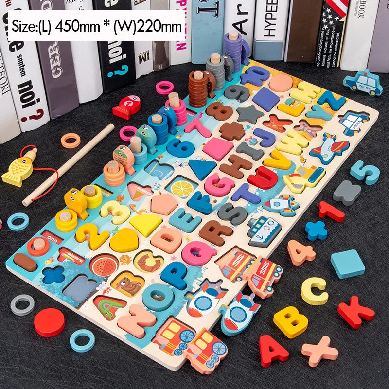 The Moka Baby™ Wooden Learning Board