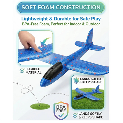 The Moka Baby™ Dino Foam Airplane Launcher