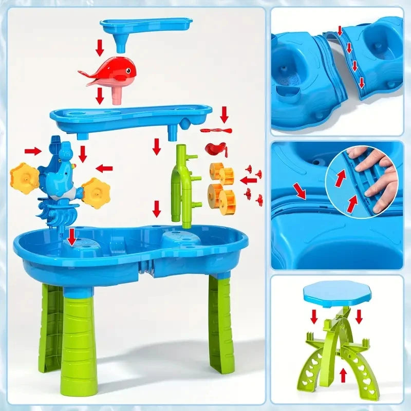 The Moka Baby™ Sand & Water Play Table for Kids